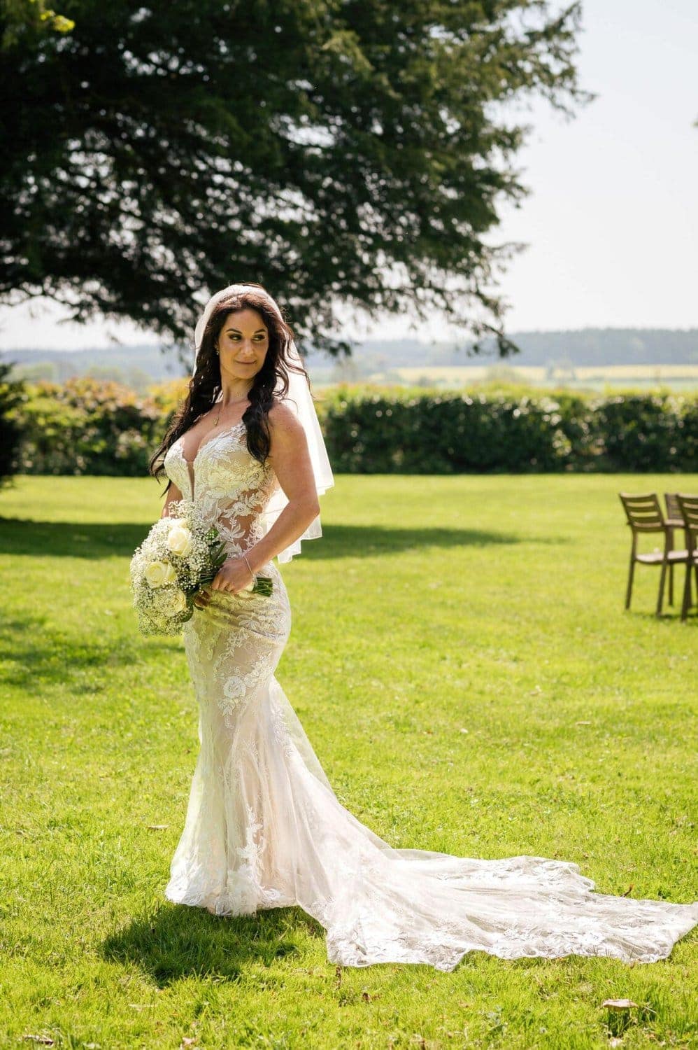 The Bride at Abbots Court wedding