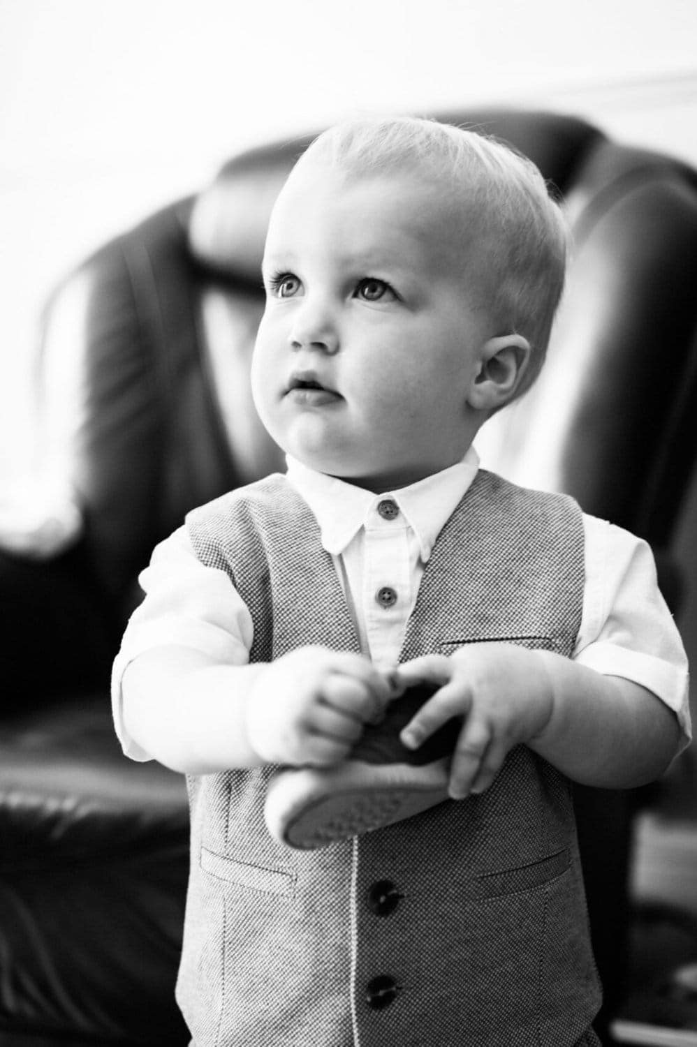 Paige boy in waistcoat looking cute