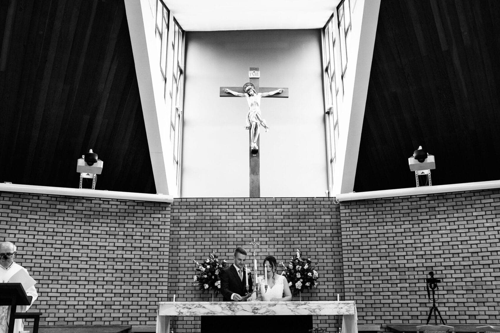 Interior of St Mary's Catholic Church Poole