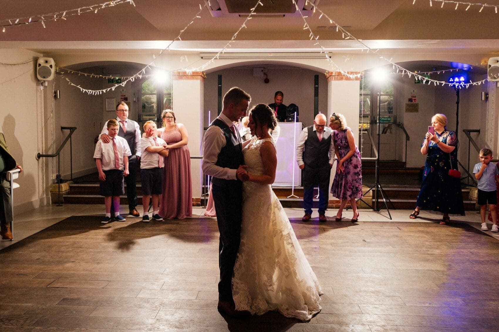 First dance at The Italian Villa wedding in Poole