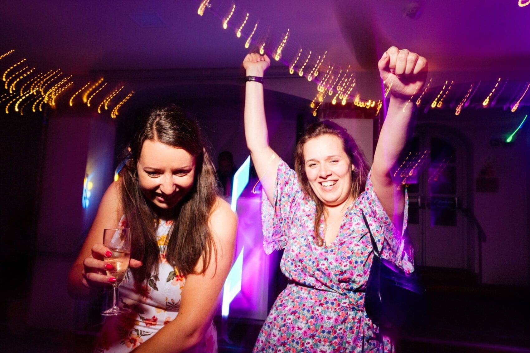 Guests enjoying Enjoying the dancefloor at The Italian Villa in Poole