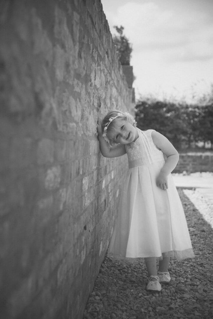 Flowergirl at Milton Abbey