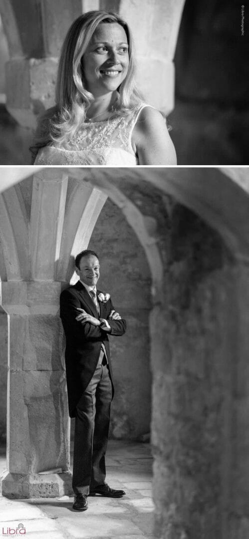 Groom under Lulworth Castle