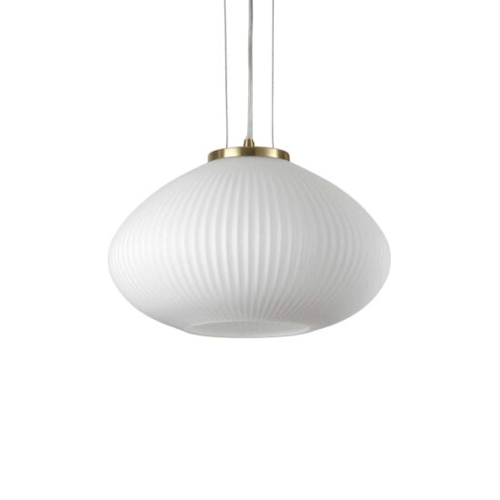 Pakabinamas šviestuvas PLISSE' SP1 D35 OTTONE, 264547, Lima Design, Ideal Lux, Pakabinamas šviestuvas PLISSE' SP1 D35 OTTONE, 264547