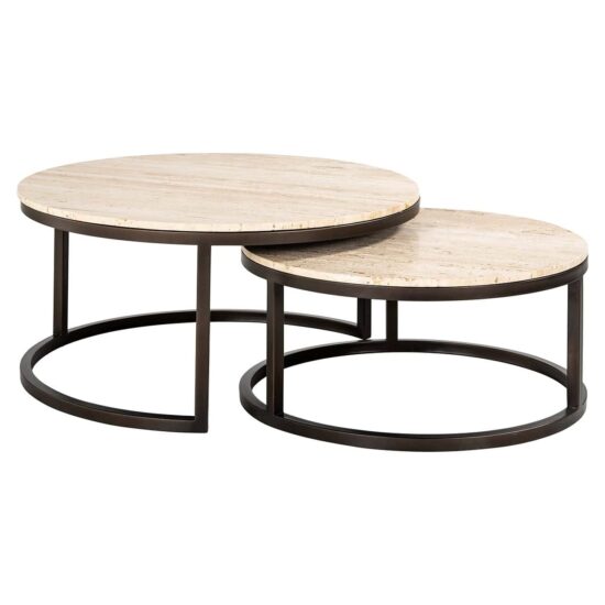 Kavos staliukas Avalon set of 2 (Bronze), Lima Design, Kavos staliukai,
