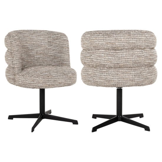 Valgomojo kėdė Alexander Jones beige coco pasukama (Chadwick)