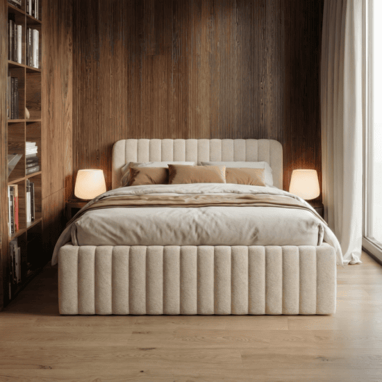 Miegamojo lova MUNA, Lima Design, Minkštieji baldai, comforteo, Miegamojo lova