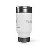Stainless Steel Travel Mug with Handle, 14oz - Conservation - Brown - Image 2