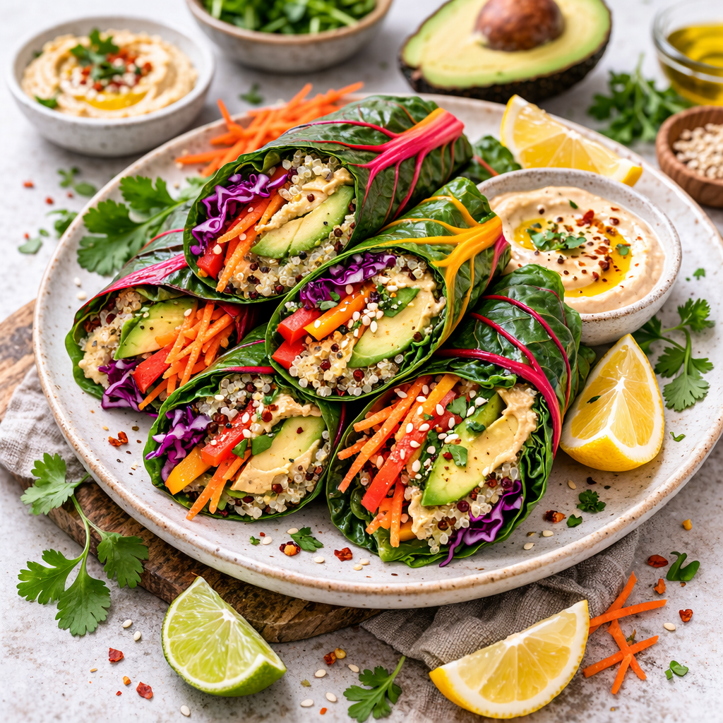 Recipe: Rainbow Chard Wraps
