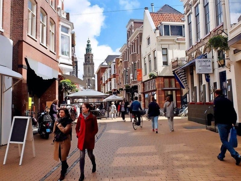 shoppen in Groningen Zwanestraat Martini Hotel