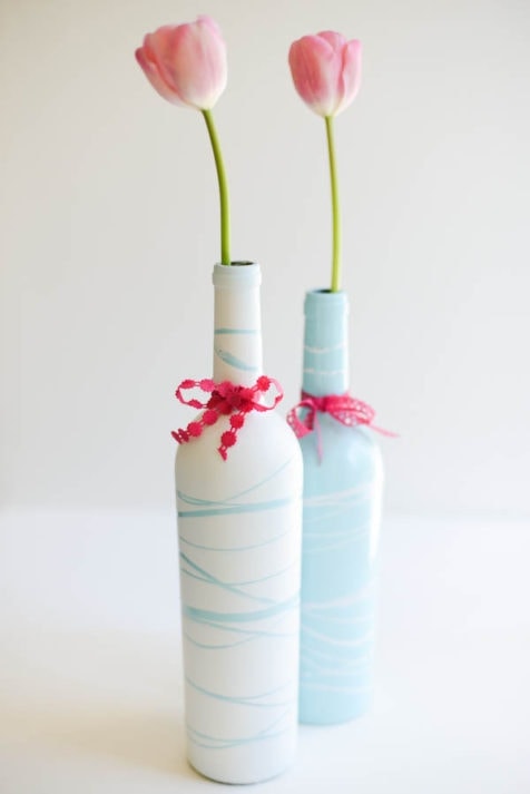 DIY Painted Decorative Bottles