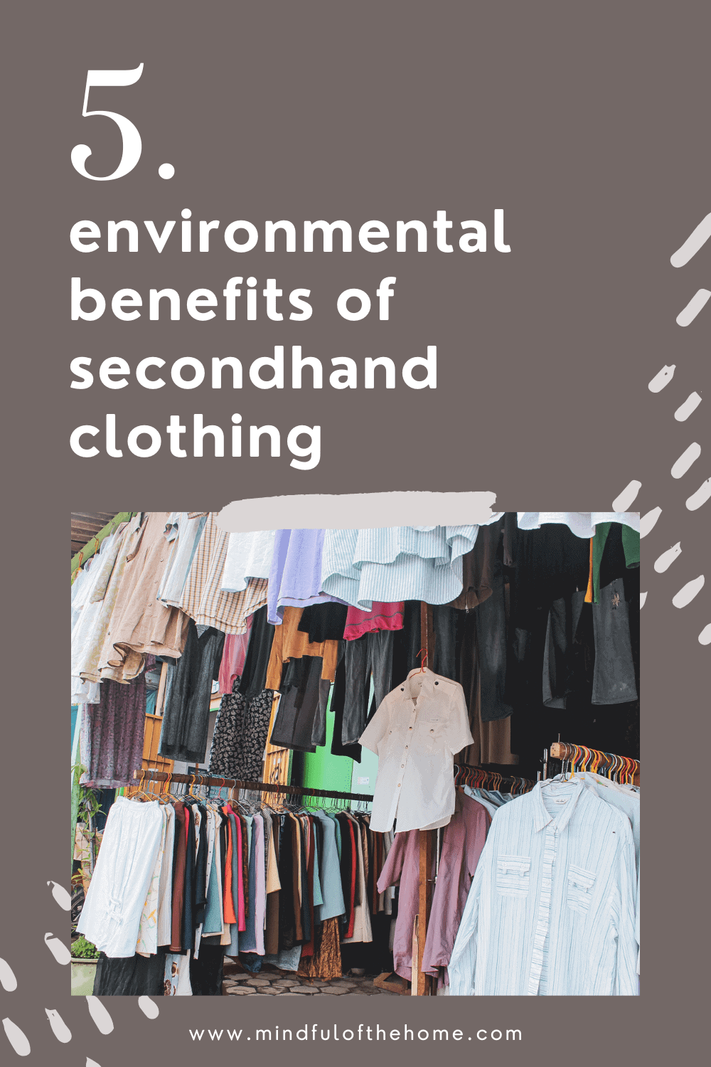 5 environmental benefits of secondhand clothing