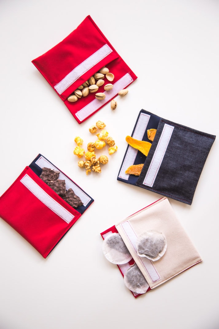 DIY zero-waste snack bag