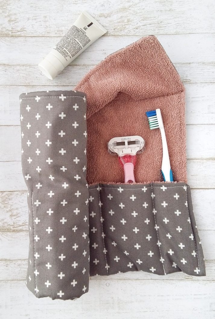 DIY toiletry travel kit