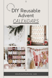 DIY reusable advent calendars