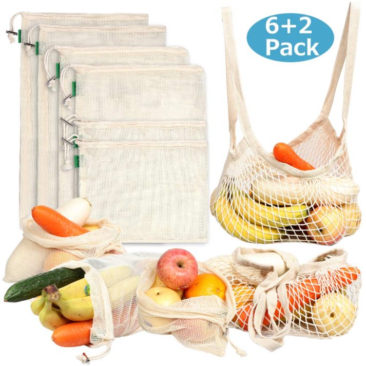 reusable produce bags made from organic cotton