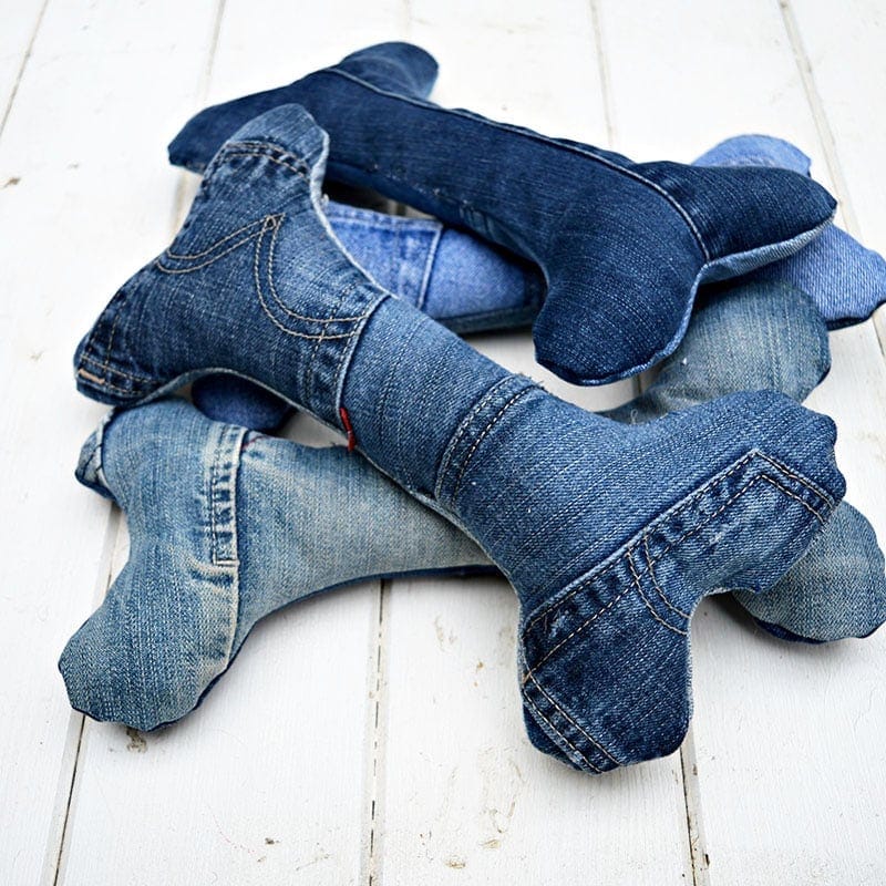 Denim Dog Toys