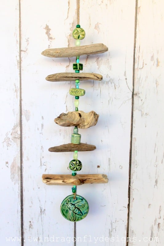 Driftwood wind chime