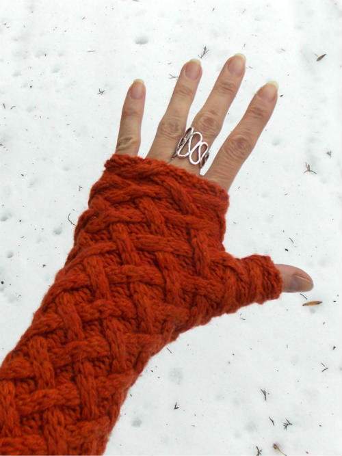 Fingerless Gloves From Sweater