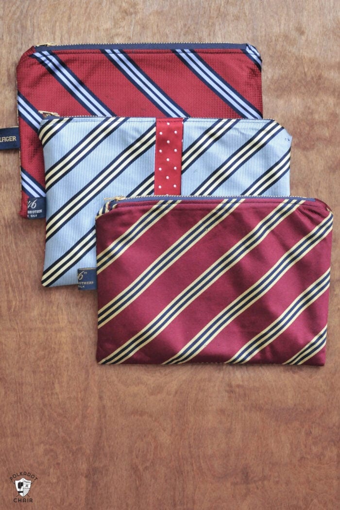 Necktie Zip Pouch