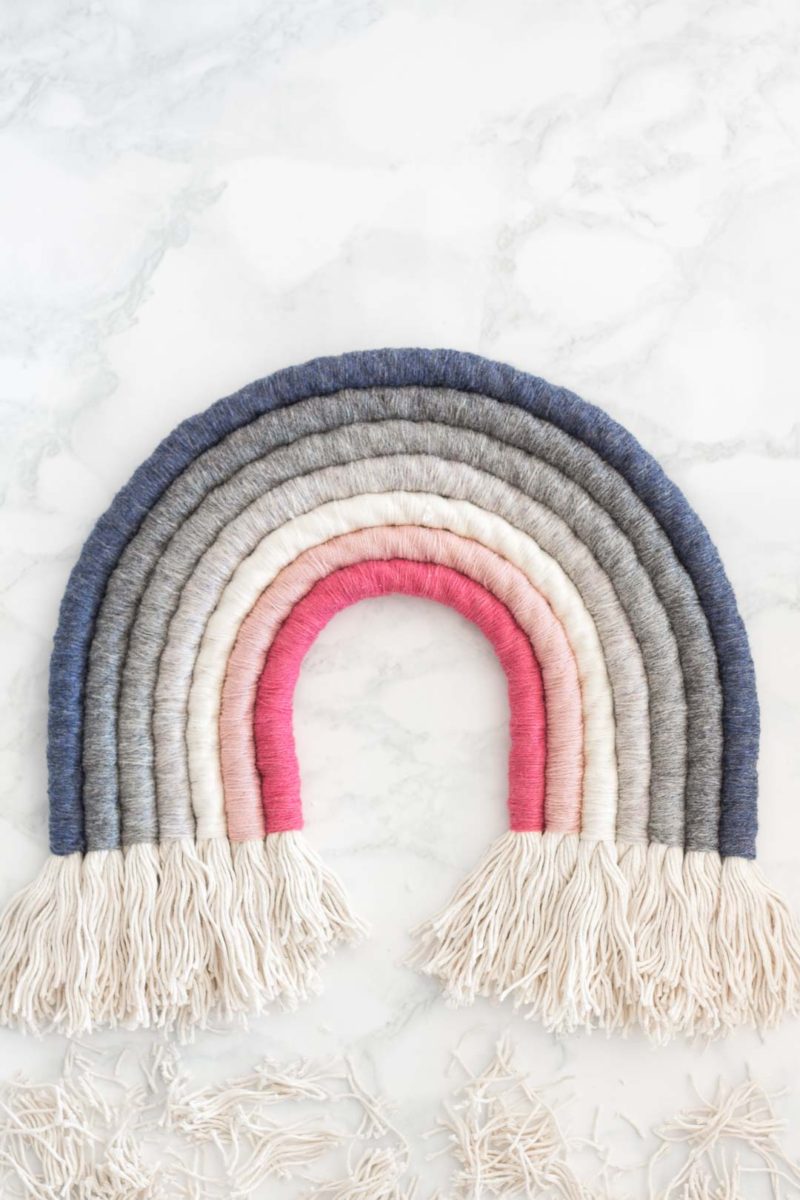 DIY rope rainbow