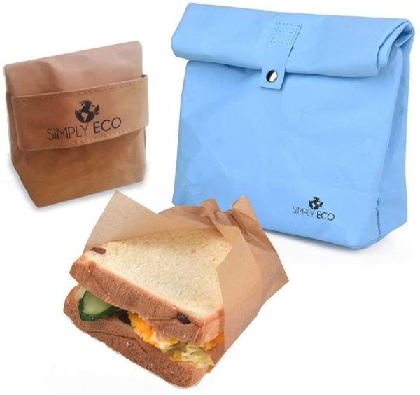 simply eco reusable sandwich and snack bags