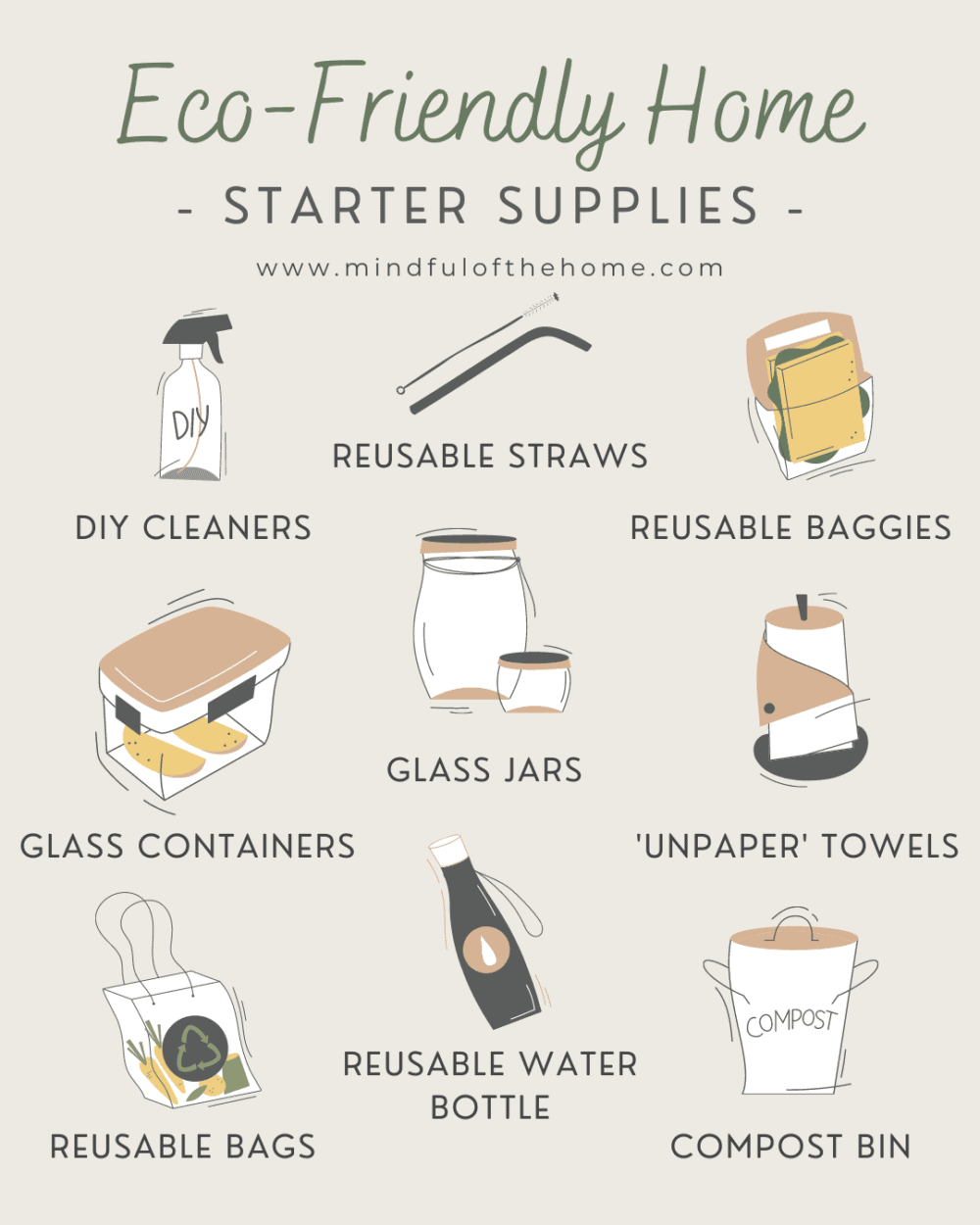 eco-friendly home starter supplies 