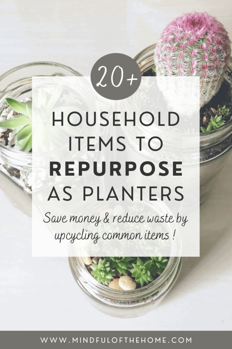 20+ household items to repurpose as planters