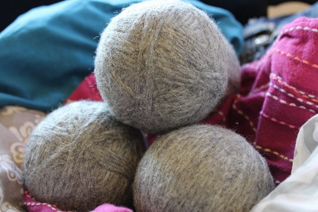 grey DIY zero-waste wool dryer balls