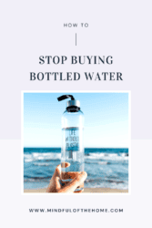 how to stop buying bottled water