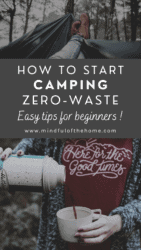 how to start camping zero-waste easy tips for beginners