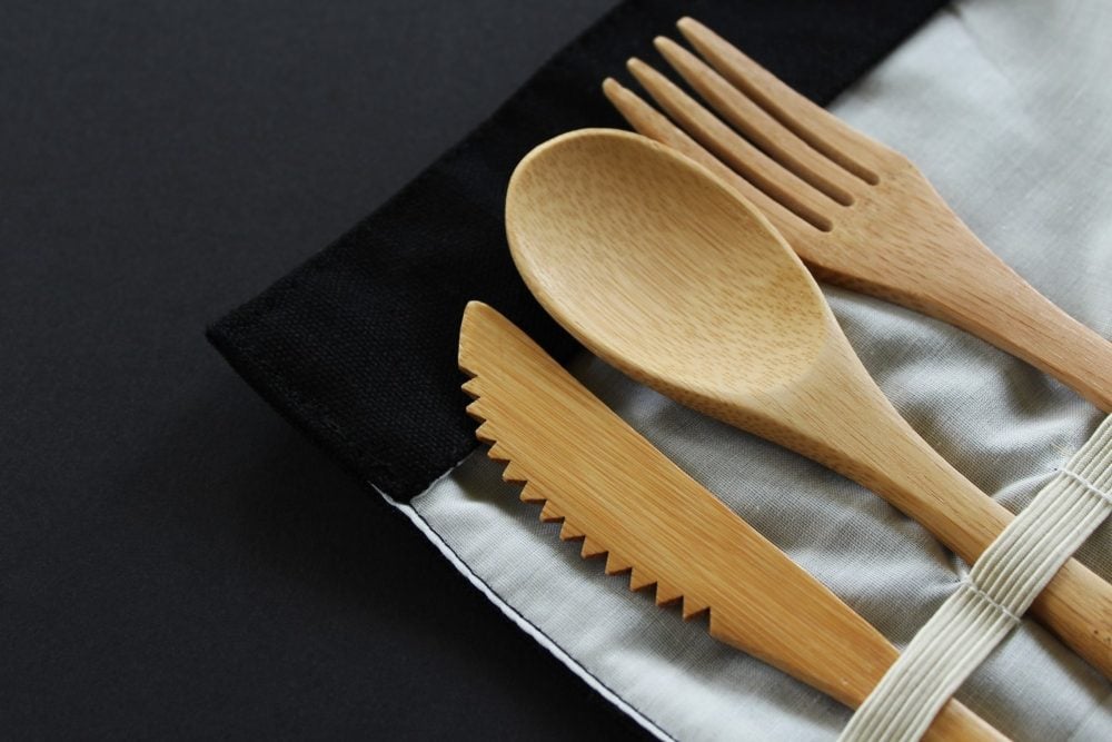 bamboo travel utensils