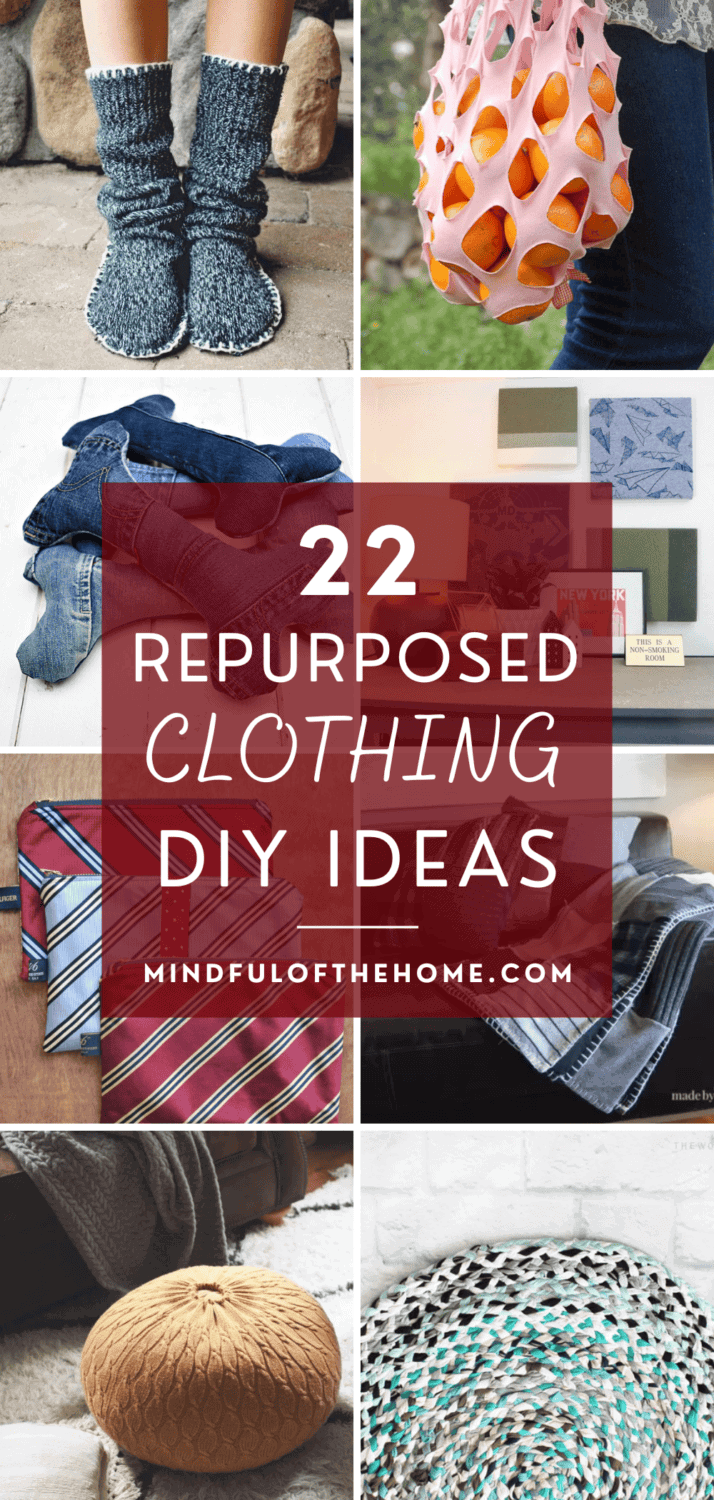 22 repurposed clothing diy ideas