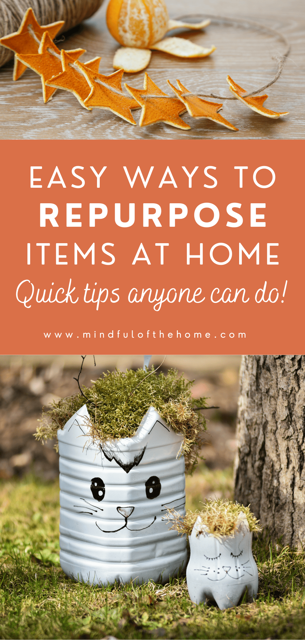 easy ways to repurpose items at home