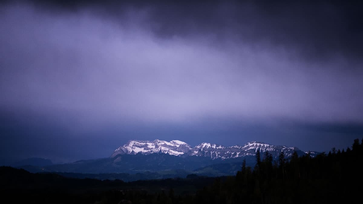 Aussicht von der Ahorn Alp