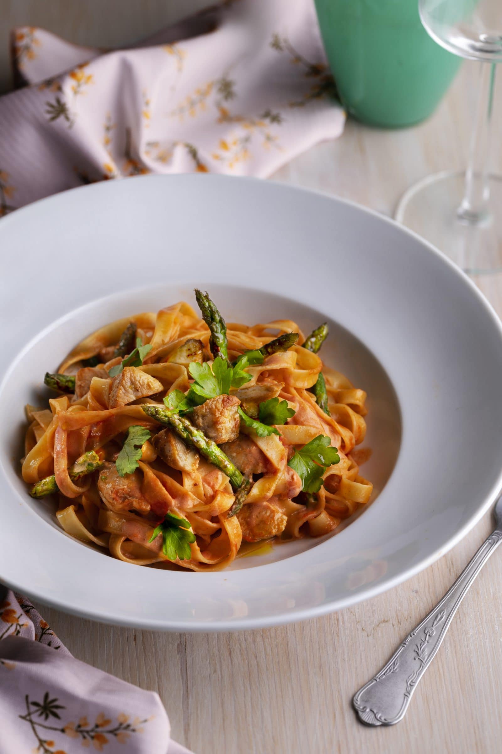 Kremet kyllingpasta