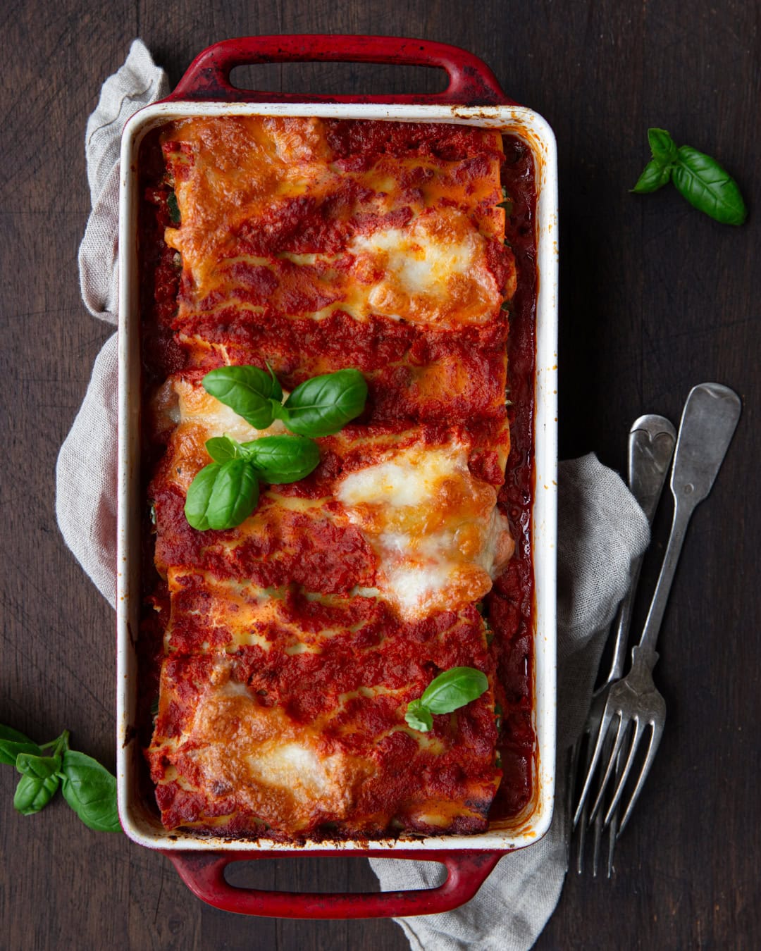 Cannelloni med spenat och ricotta