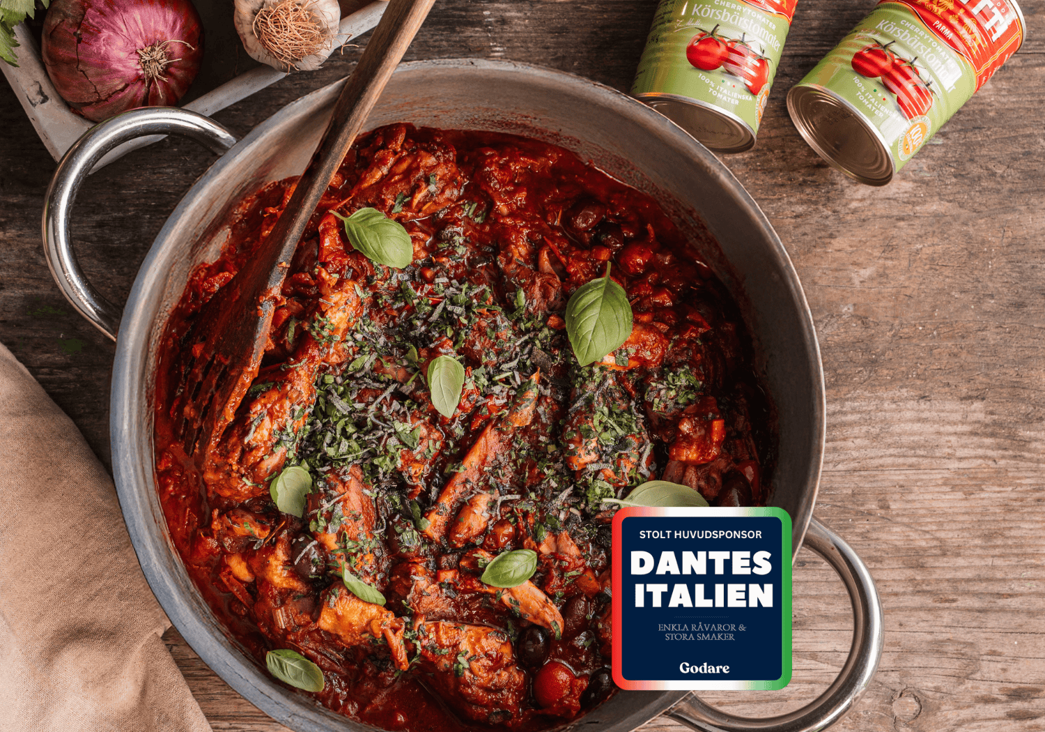 Kyckling Cacciatore | Dantes Italien
