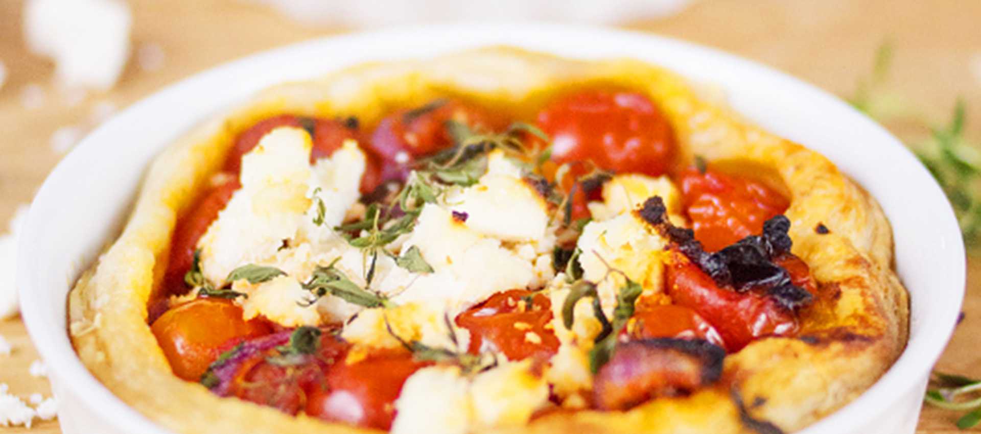 Tomaten pastete mit roten zwiebeln