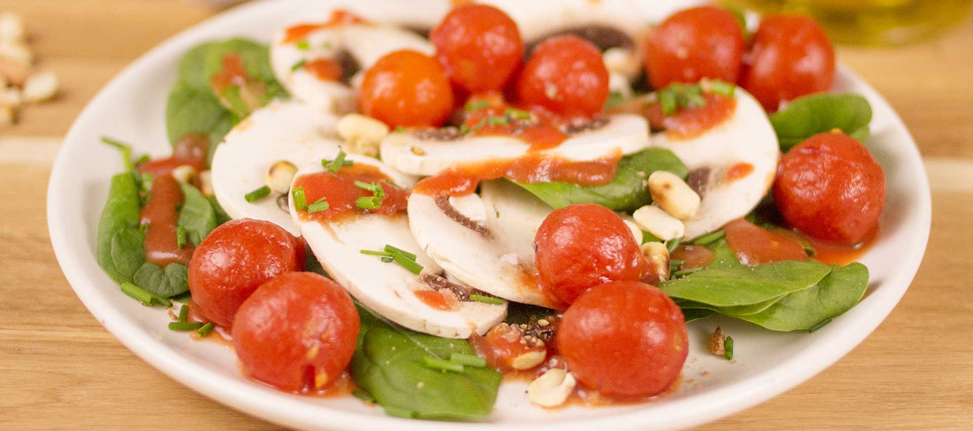 Carpaccio rezept mit kirschtomaten