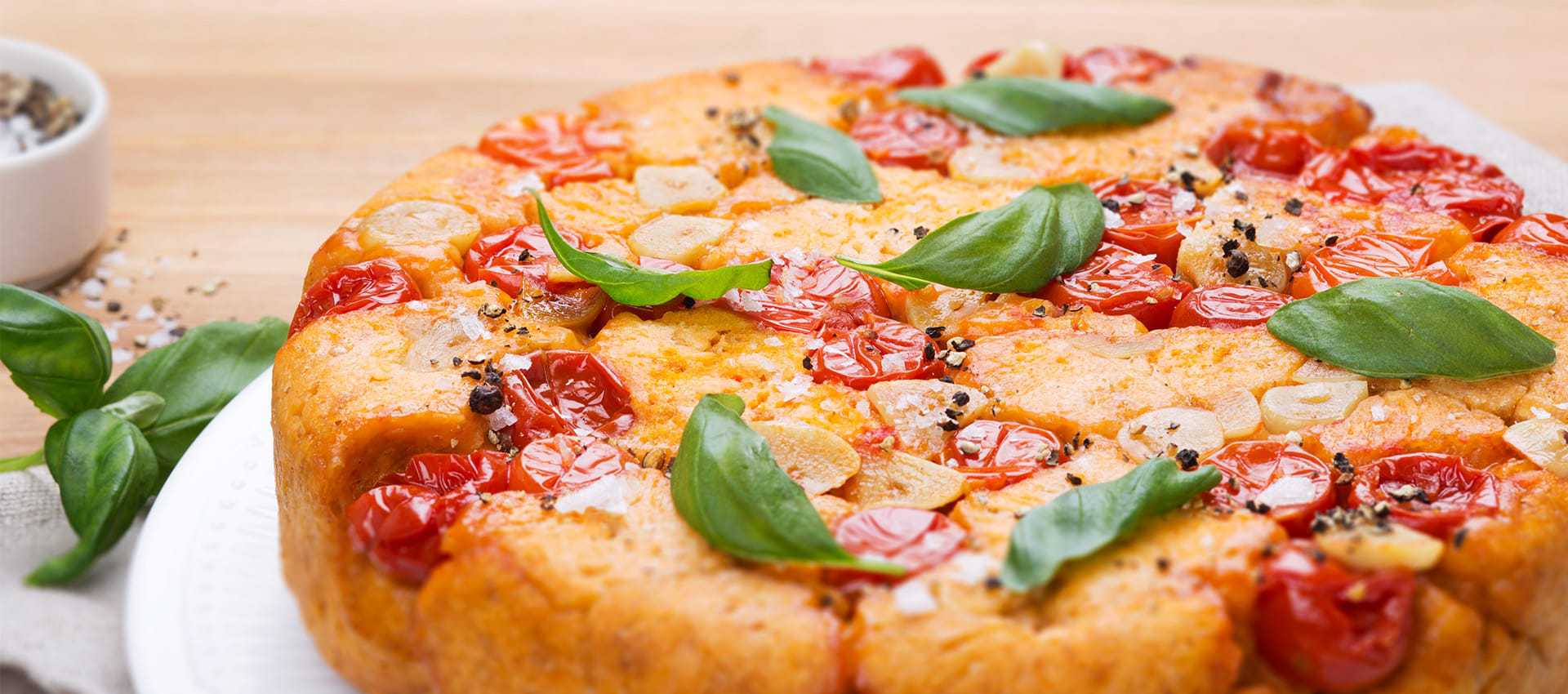 Italienisches upside-down Tomatenbrot