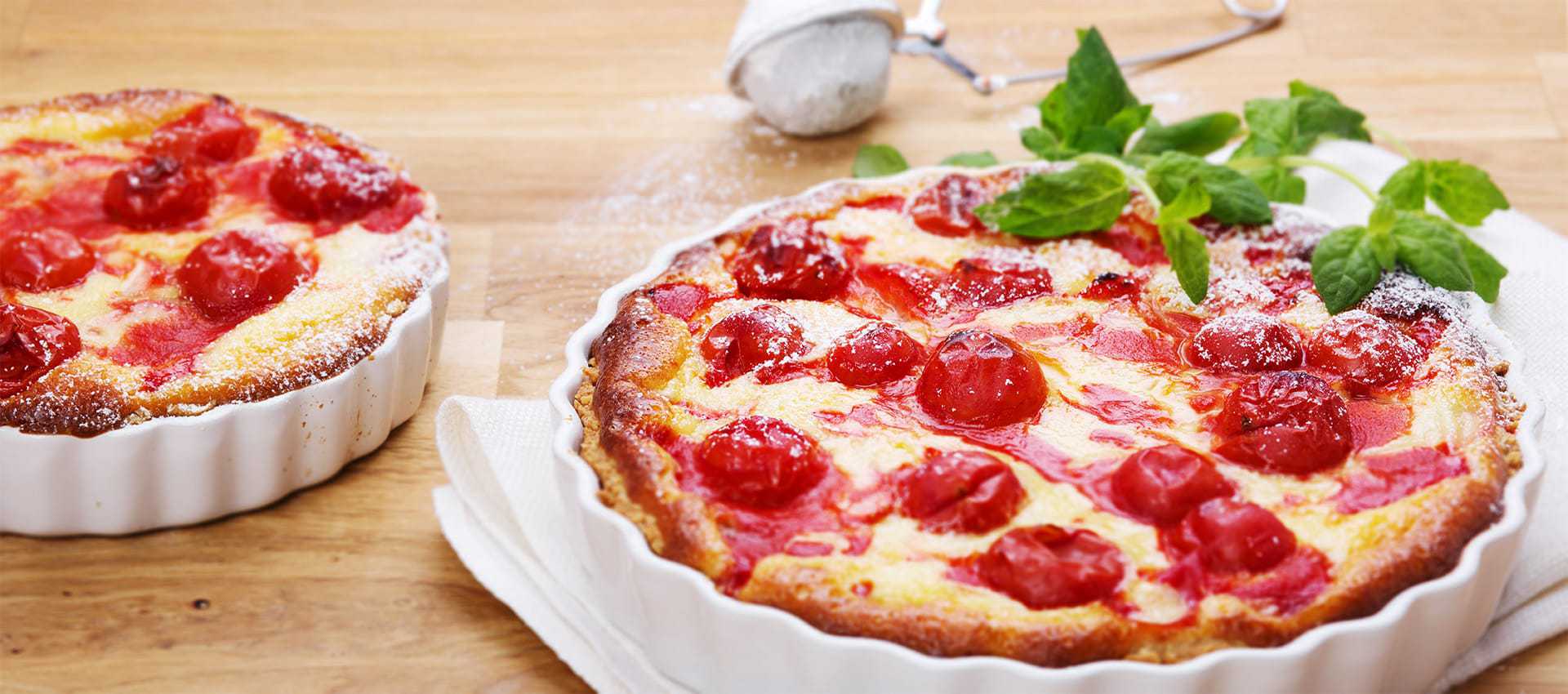 Erdbeer-rhabarber-kuchen