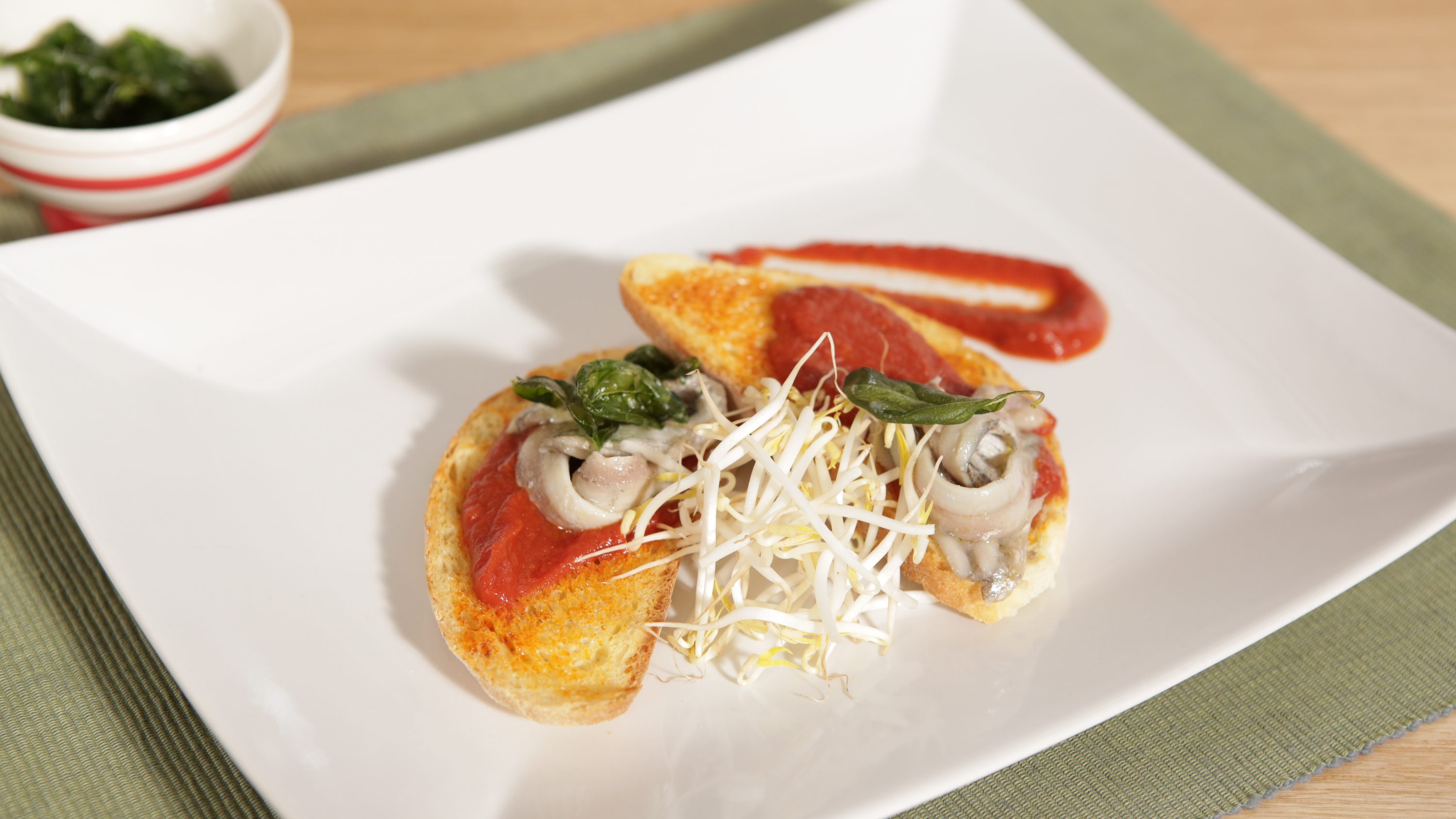 Vegetarische bruschetta