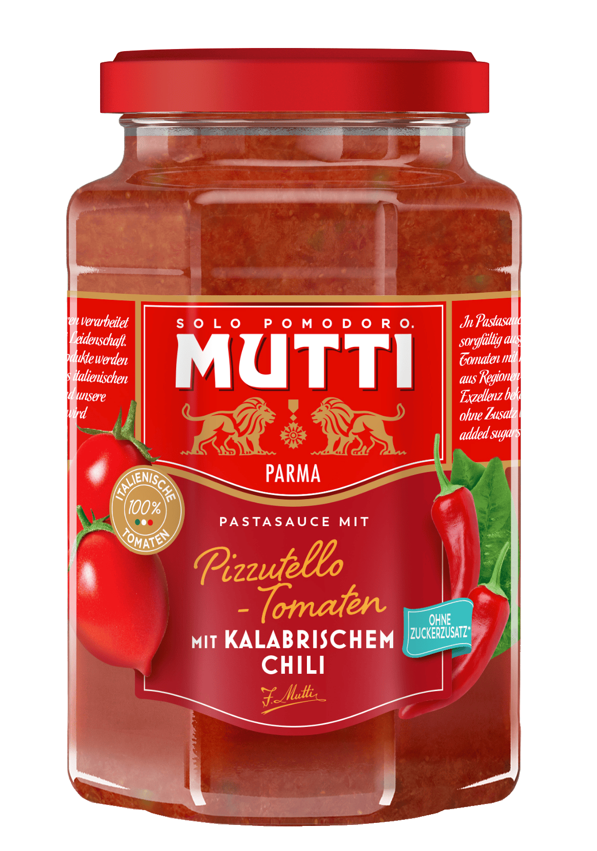 Pasta Sauce mit Pizzutello Tomaten mit Kalabrischem Chili