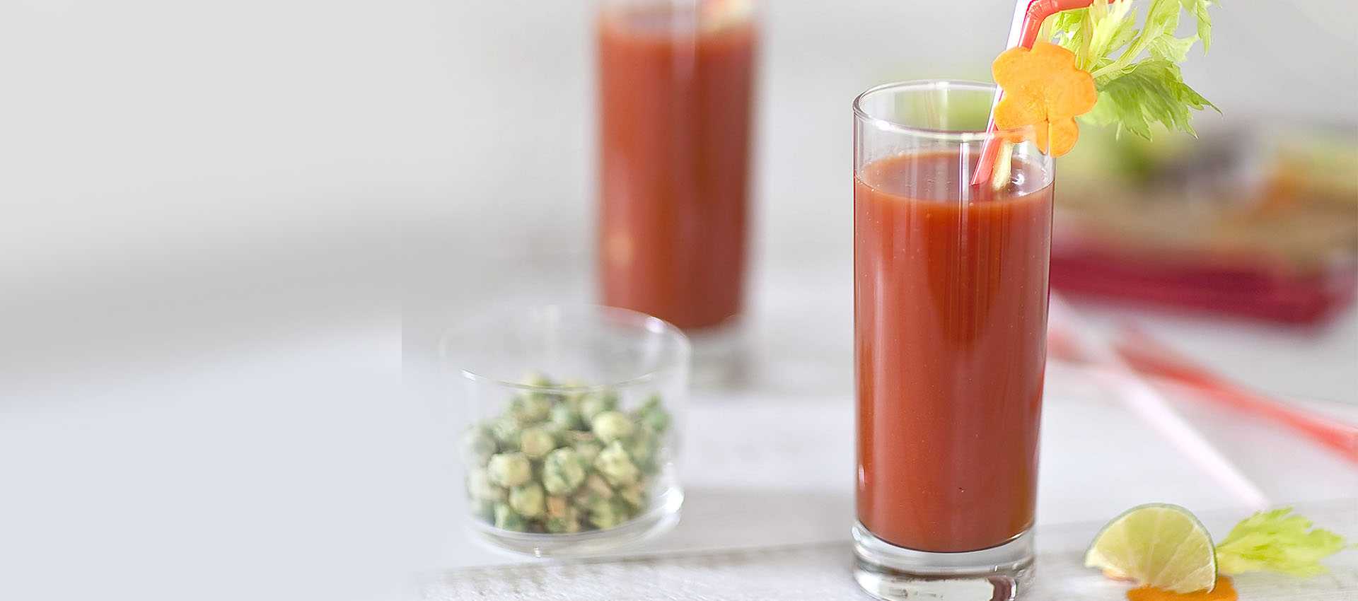 Cocktail de tomates façon Bloody Mary