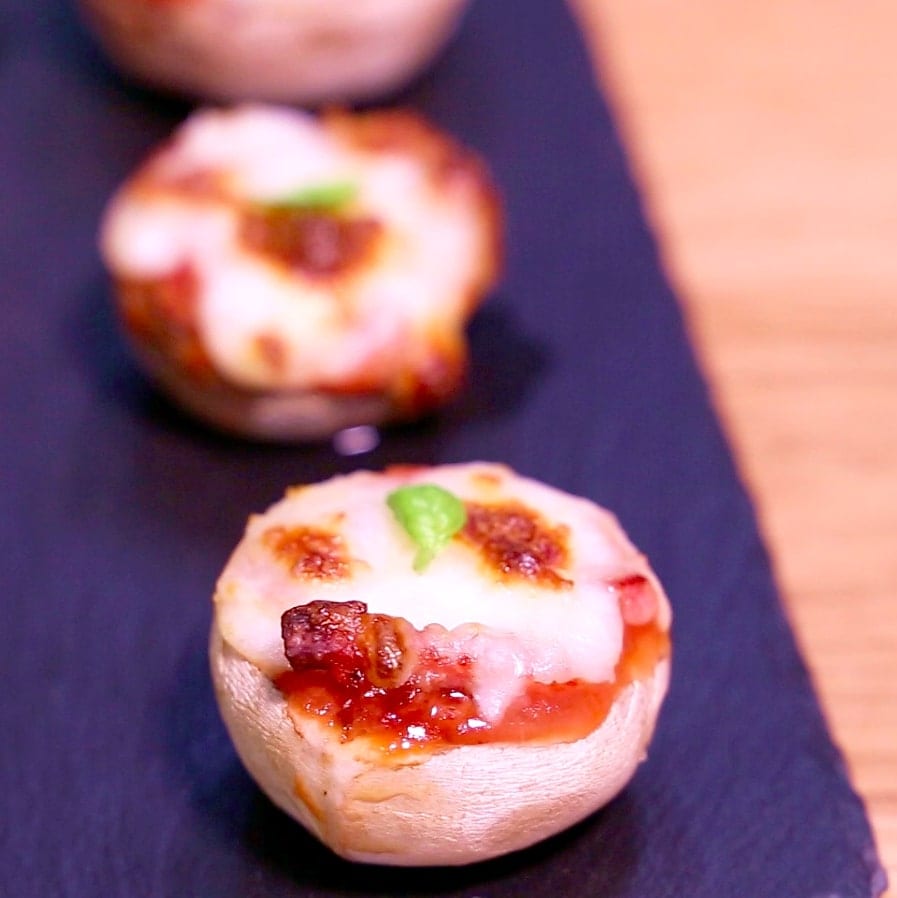 Champignons façon pizza