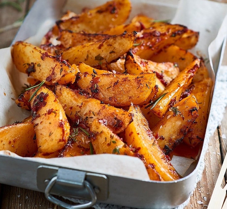 Patatas Bravas aux herbes et au Double Concentré Mutti