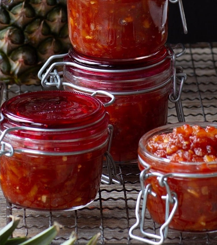 Relish épicée de Tomates et Ananas