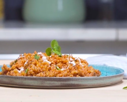 Risotto de boulghour à la passata
