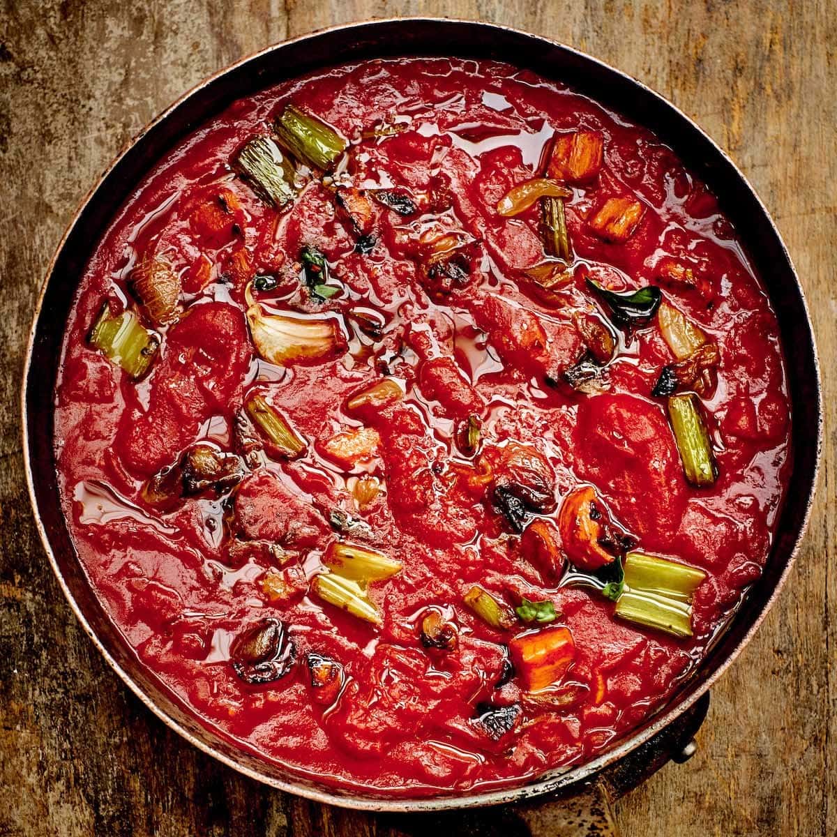 Sauce simple à la tomate